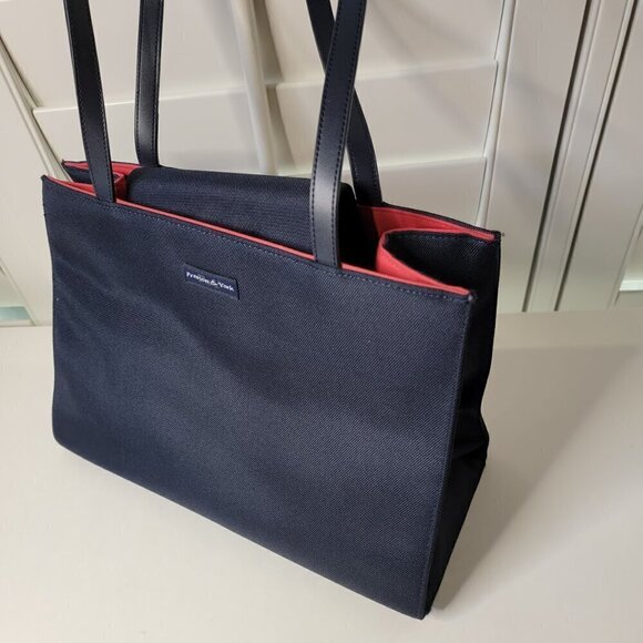 Preston & York Cloth Shoulder Bag - Blue & Red - Picture 4 of 15